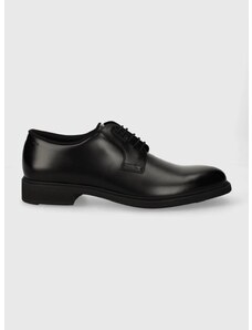 Kožne cipele BOSS Firstclass za muškarce, boja: crna, 50499719