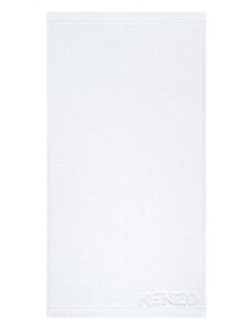 Veliki pamučni ručnik Kenzo Iconic White 92x150?cm