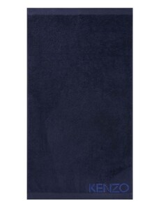 Veliki pamučni ručnik Kenzo Iconic Navy 92x150 cm
