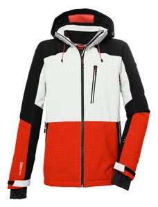 KILLTEC Sportska jakna crvena / crna / bijela