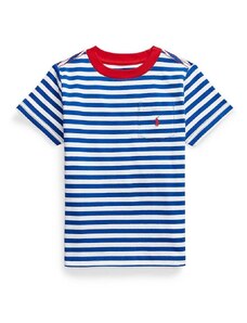 Dječja pamučna majica kratkih rukava Polo Ralph Lauren s uzorkom