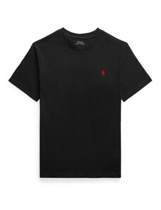 Dječja pamučna majica kratkih rukava Polo Ralph Lauren boja: crna, bez uzorka