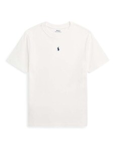 Dječja pamučna majica kratkih rukava Polo Ralph Lauren boja: bijela, bez uzorka