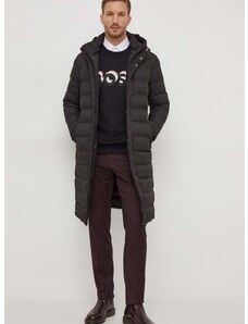Pernata jakna Karl Lagerfeld za muškarce, boja: crna, za zimu