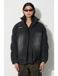 Pernata jakna Ader Error Nox Puffer za muškarce, boja: crna, za zimu, BMADFWDW0105