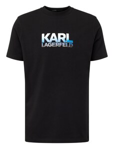 Karl Lagerfeld Majica plava / crna / bijela