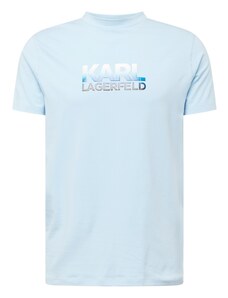 Karl Lagerfeld Majica plava / svijetloplava / crna / bijela