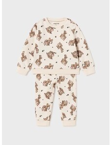Pidžama za bebe Mayoral boja: bež, s uzorkom