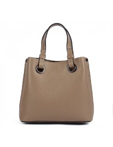 Luksuzna Talijanska torba od prave kože VERA ITALY "Celly", boja mink, 21x25cm