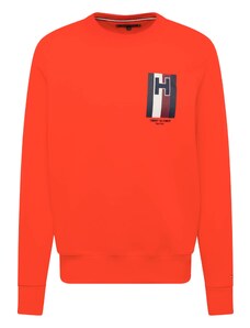 TOMMY HILFIGER Sweater majica mornarsko plava / karmin crvena / svijetlocrvena / bijela