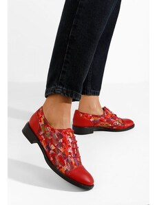 Zapatos Ženske cipele oksfordice Genave V6 crveno