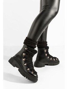 Zapatos Zimske gojzerice za žene Sherpa crno