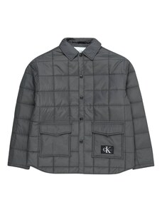 Calvin Klein Jeans Prijelazna jakna bazalt siva / crna / bijela
