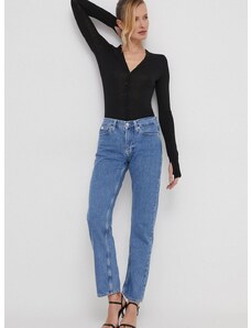 Traperice Calvin Klein Jeans za žene, visoki struk