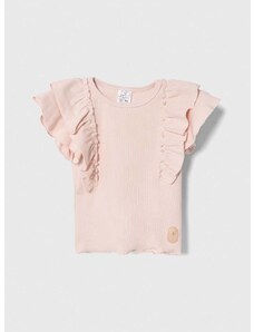 Dječja majica kratkih rukava Jamiks boja: ružičasta
