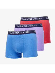 Ralph Lauren Stretch Cotton Classic Trunk 3-Pack Blue/ Purple/ Red