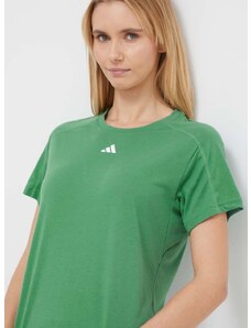 Majica kratkih rukava za trening adidas Performance Training Essentials boja: zelena