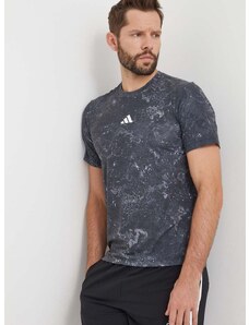 Majica kratkih rukava za trening adidas Performance Workout boja: siva, s uzorkom