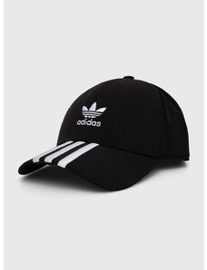 Kapa sa šiltom adidas Originals boja: crna, s aplikacijom