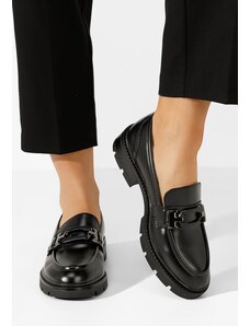 Zapatos Ženske mokasinke Celline crno