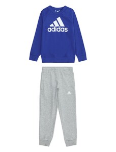 ADIDAS SPORTSWEAR Odjeća za vježbanje 'Essentials' plava / siva melange / bijela