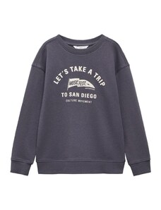 MANGO KIDS Sweater majica 'Northern' bež / antracit siva