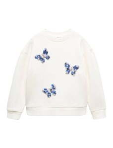 MANGO KIDS Sweater majica 'Fly' plava melange / bijela