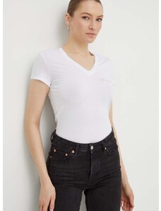 Pamučna majica Armani Exchange za žene, boja: bijela, 3DYT26 YJ3RZ