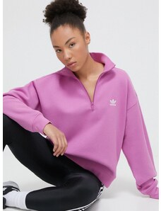 Dukserica adidas Originals za žene, boja: ružičasta, bez uzorka
