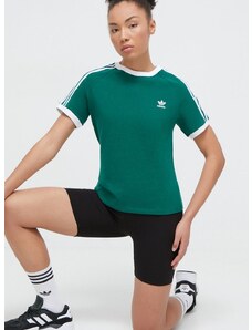 Majica kratkih rukava adidas Originals za žene, boja: zelena