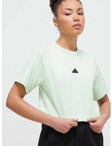Majica kratkih rukava adidas Z.N.E za žene, boja: zelena