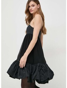 Haljina Pinko boja: crna, mini, širi se prema dolje