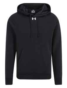UNDER ARMOUR Sportska sweater majica crna / bijela