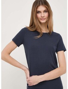 Majica kratkih rukava Weekend Max Mara za žene, boja: tamno plava