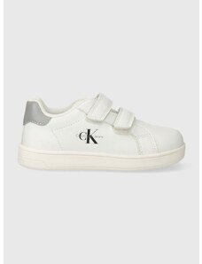 Dječje tenisice Calvin Klein Jeans boja: bijela