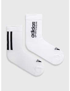 Čarape adidas 2-pack boja: bijela