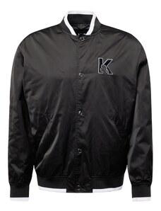 Karl Lagerfeld Prijelazna jakna crna / bijela
