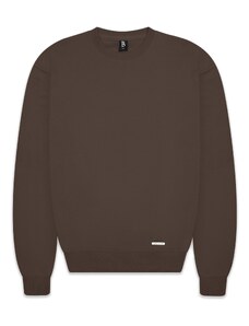 Dropsize Sweater majica čokolada