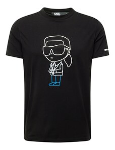 Karl Lagerfeld Majica plava / crna / bijela