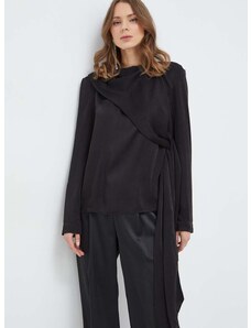 Bluza Bardot za žene, boja: crna, bez uzorka