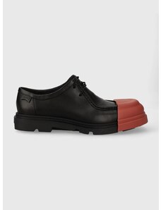 Kožne cipele Camper Junction za muškarce, boja: crna, K100872.014