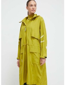Jakna adidas by Stella McCartney za žene, boja: zelena, prijelazno razdoblje, oversize