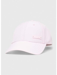 Kapa sa šiltom adidas boja: ružičasta, bez uzorka