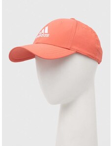 Kapa sa šiltom adidas boja: ružičasta, s aplikacijom