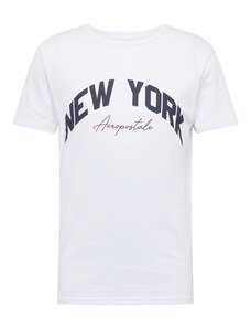 AÉROPOSTALE Majica 'NEW YORK' smeđa / crna / bijela
