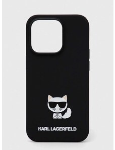 Etui za telefon Karl Lagerfeld iPhone 14 Pro 6,1'' boja: crna