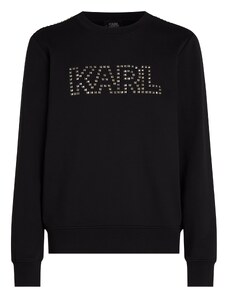 Karl Lagerfeld Sweater majica ' Studded Karl ' crna