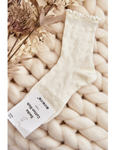Kesi Patterned women's socks white