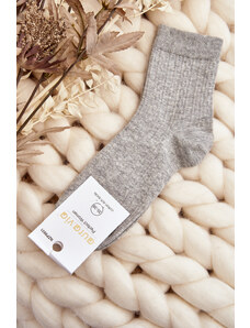 Kesi Women's Embossed Socks - Grey