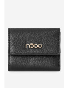 Kesi Women's Small Wallet Natural Leather Animal Pattern Nobo Black